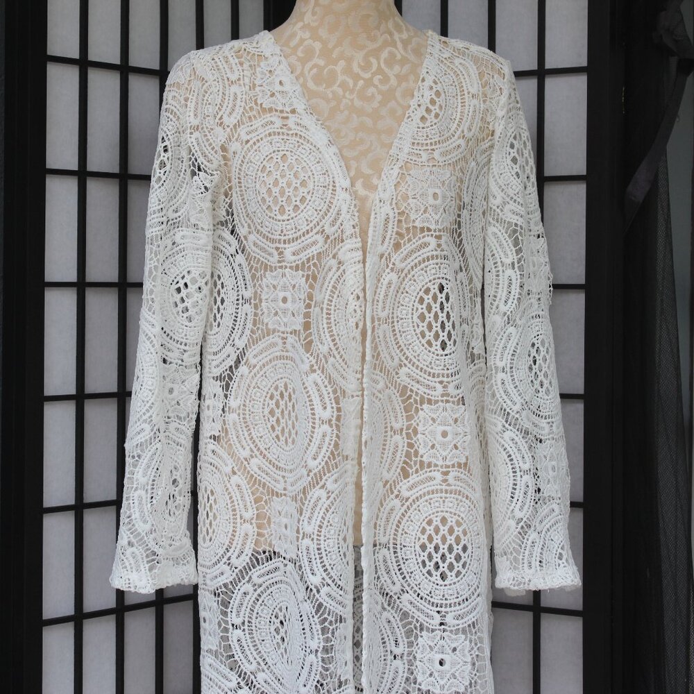 Retro Treads lace cardigan size S